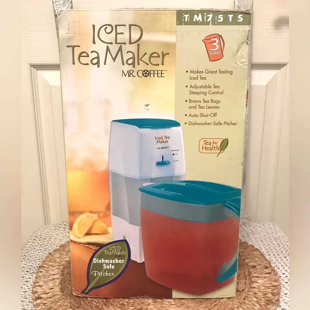 Mr. Coffee Iced Tea Maker TM75TS 2011 Factory Sealed
